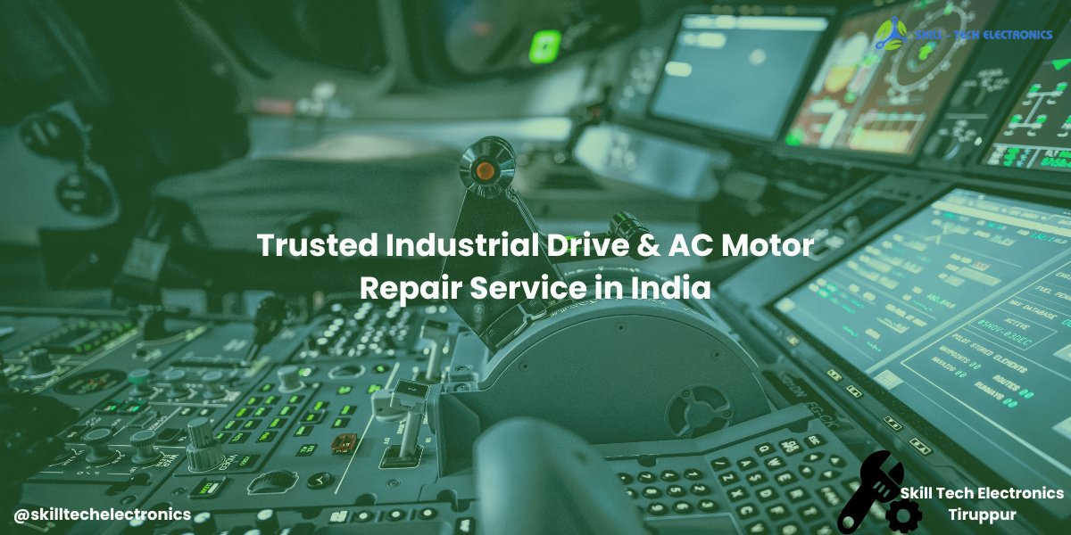 Trusted Industrial Drive & AC Motor Repair Service in India – Authorized Yaskawa & Mitsubishi Partner from Tiruppur